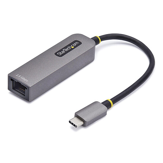 Câble USB StarTech.com Adaptateur USB-C 3.0 vers Gigabit Ethernet avec PD 100W (M/F) - Autre vue