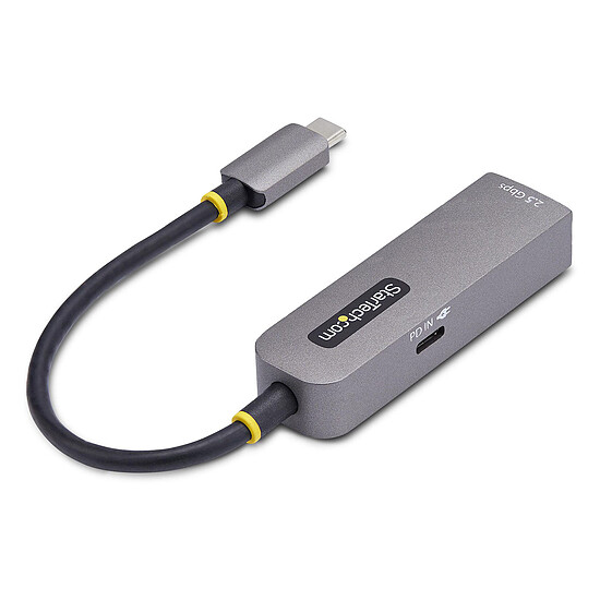 Câble USB StarTech.com Adaptateur USB-C 3.0 vers Gigabit Ethernet avec PD 100W (M/F) - Autre vue
