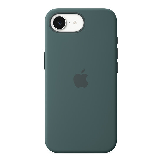 Coque et housse Apple Coque en silicone Vert lacustre - iPhone 16e - Autre vue