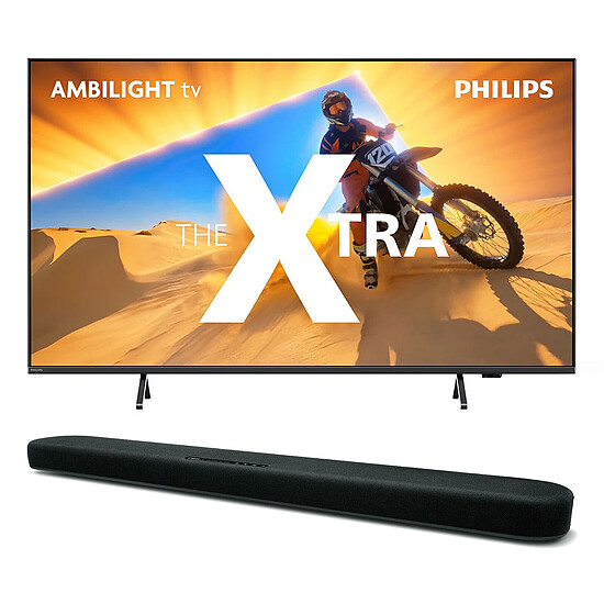 TV Philips The Xtra 65PML9049/12 + Yamaha SR-B20A Noir