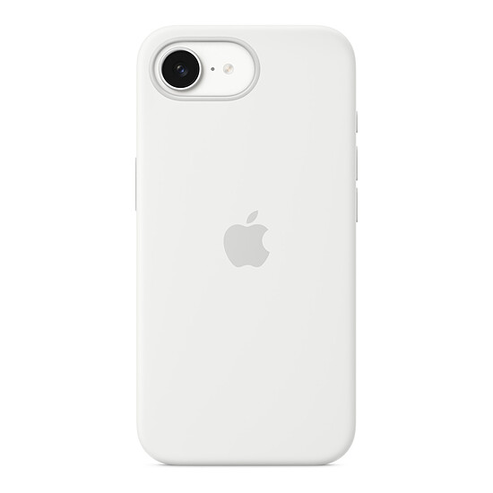 Coque et housse Apple Coque en silicone Blanc - iPhone 16e - Autre vue