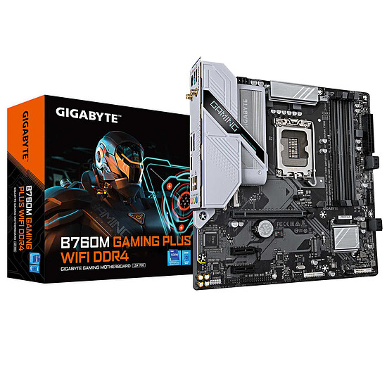 Carte mère Gigabyte B760M GAMING PLUS WIFI DDR4 - Autre vue