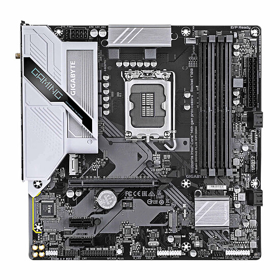 Carte mère Gigabyte B760M GAMING PLUS WIFI DDR4 - Autre vue
