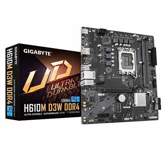 Carte mère Gigabyte H610M D3W DDR4 - Autre vue