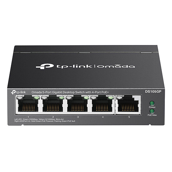 Switch et Commutateur TP-LINK DS105GP - Autre vue