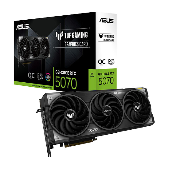Carte graphique Asus TUF GeForce RTX 5070 12GB GDDR7 OC Edition