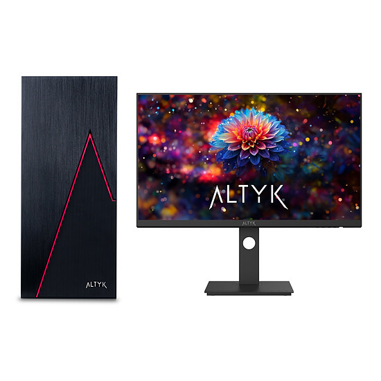 PC de bureau Altyk - G1-I7K32R47S-N1 + écran AQ27