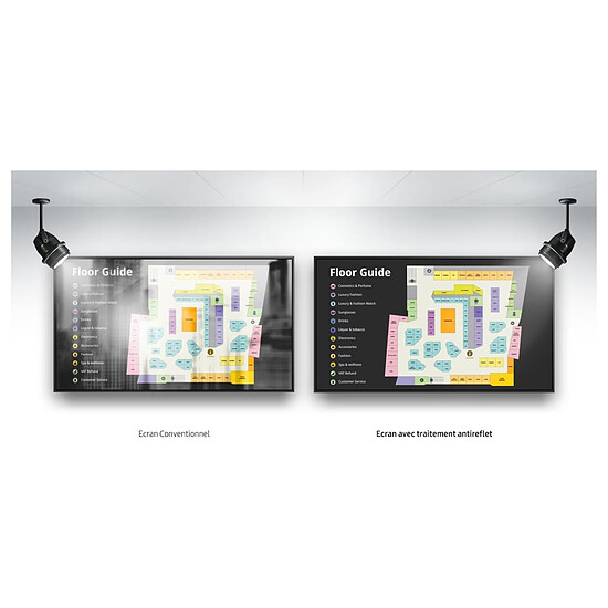 Écran dynamique Samsung 50" LED QM50C - Ecran dynamique 4K UHD  - Autre vue