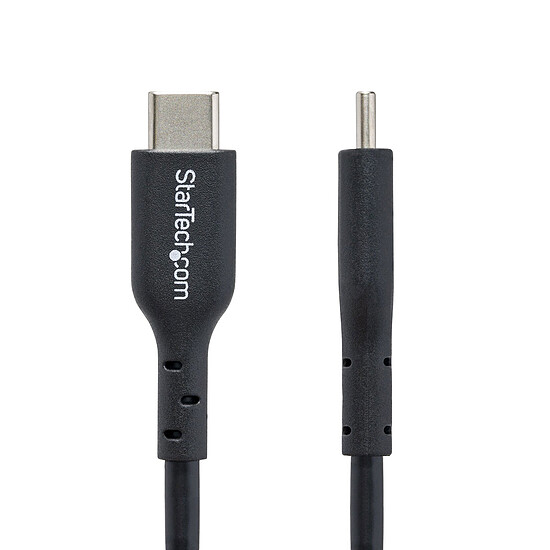 Câble USB StarTech.com Câble USB-C vers USB-C 2.0 - 60W 3A PD - 1 m - Noir - Autre vue
