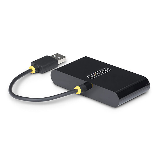 Hub USB StarTech.com Hub USB-A 2.0 portable - Noir - Autre vue