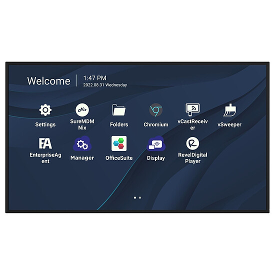 Écran dynamique ViewSonic CDE8630 - Ecran dynamique 4K UHD - Autre vue