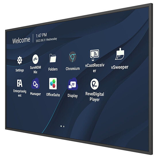 Écran dynamique ViewSonic CDE8630 - Ecran dynamique 4K UHD - Autre vue