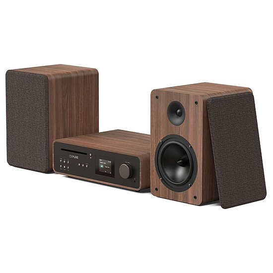 Mini-chaine Pure Classic Stereo Café/Noyer - Autre vue