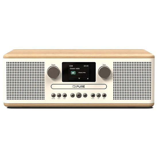 Mini-chaine Pure Classic C-D6 - Blanc/Chêne - Autre vue