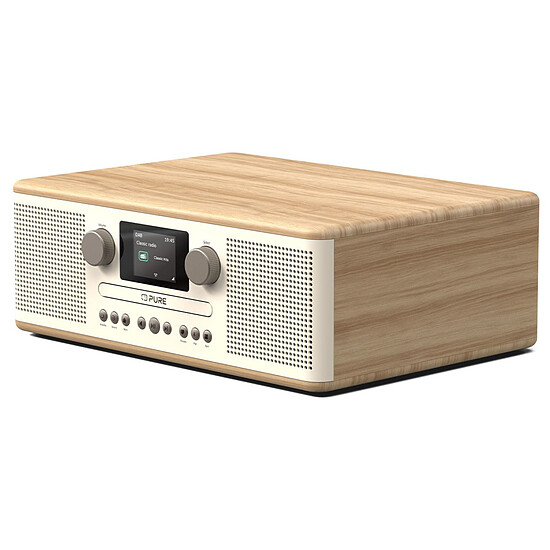 Mini-chaine Pure Classic C-D6 - Blanc/Chêne - Autre vue