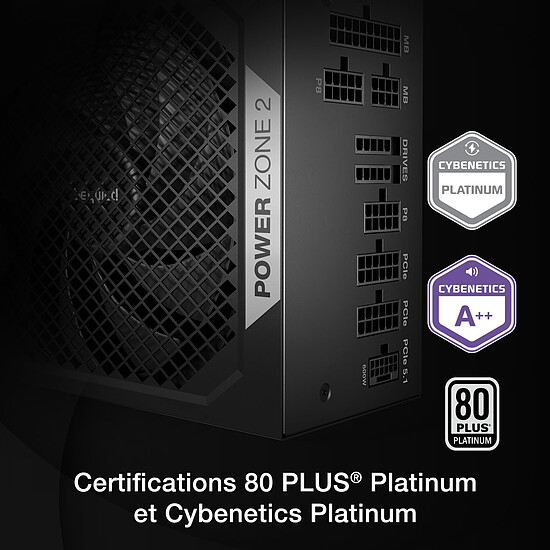 Alimentation PC be quiet! Power Zone 2 750W - Autre vue