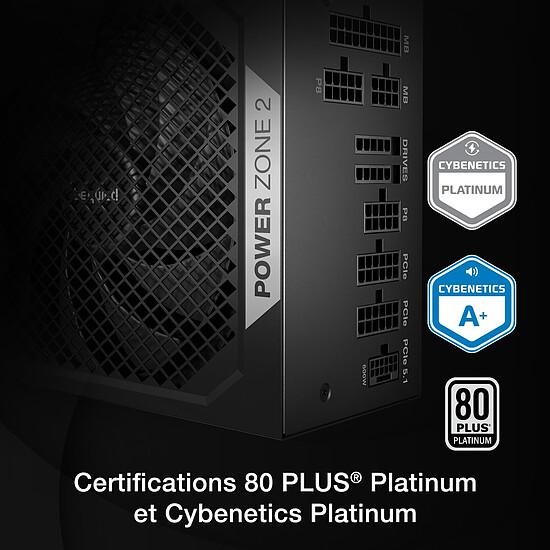 Alimentation PC be quiet! Power Zone 2 850W - Autre vue
