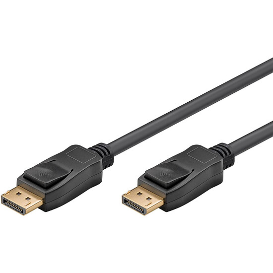 Câble DisplayPort Goobay Câble verrouillable DisplayPort 2.1 - 54 Gbit/s - 8K - 1 m - Autre vue