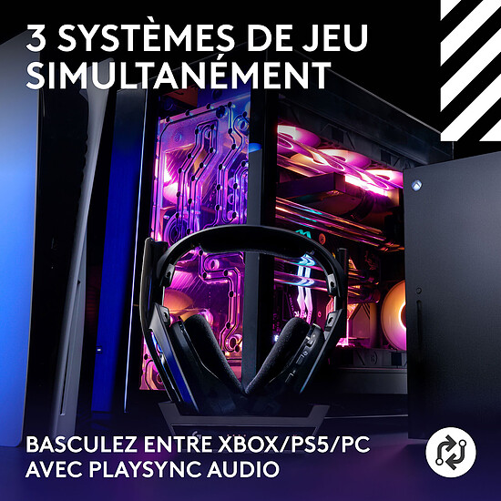 Casque micro Logitech G Astro A50 (Gen 5) - Noir - Occasion - Autre vue