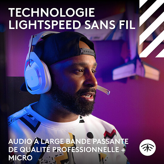 Casque micro Logitech G Astro A50 (Gen 5) - Blanc - Autre vue