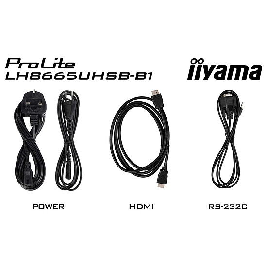 Écran dynamique iiyama 50" LED - ProLite LH5065UHSB-B1AG - Ecran dynamique 4K UHD - Autre vue