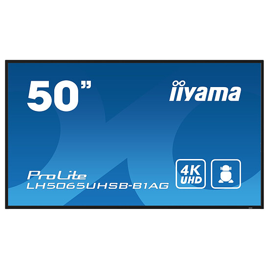 Écran dynamique iiyama 50" LED - ProLite LH5065UHSB-B1AG - Ecran dynamique 4K UHD - Autre vue