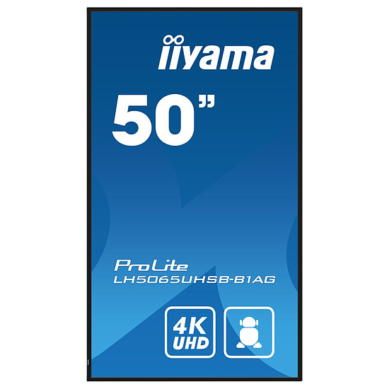 Écran dynamique iiyama 50" LED - ProLite LH5065UHSB-B1AG - Ecran dynamique 4K UHD - Autre vue
