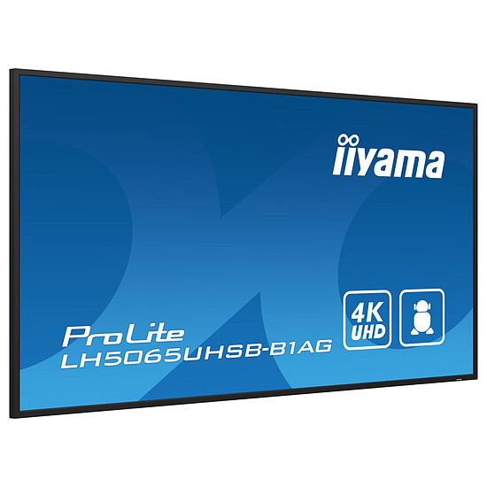 Écran dynamique iiyama 50" LED - ProLite LH5065UHSB-B1AG - Ecran dynamique 4K UHD - Autre vue