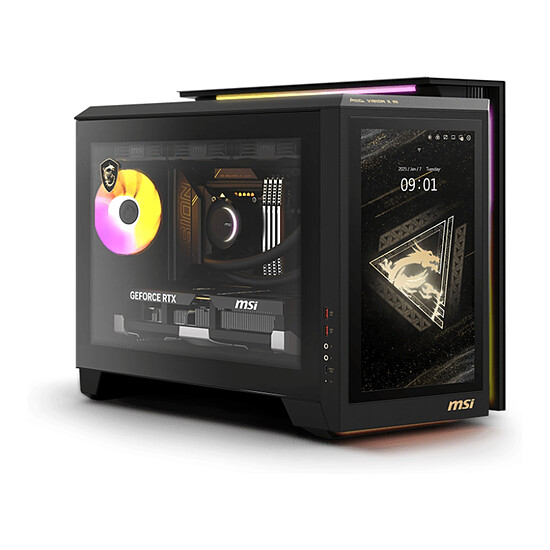 PC de bureau MSI MEG Vision X AI 2NVZ9-003EU - Windows 11 - Autre vue