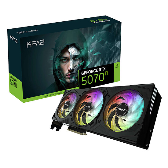Carte graphique KFA2 GeForce RTX 5070 Ti EX Gamer 1-Click OC - Autre vue