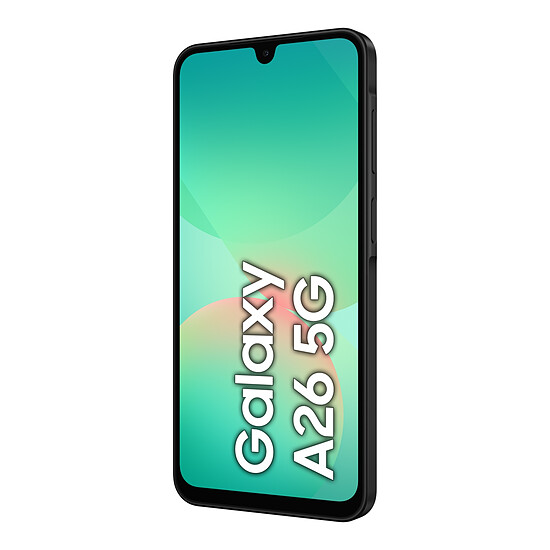 Smartphone Samsung Galaxy A26 5G (Noir) - 128 Go - 6 Go - Autre vue