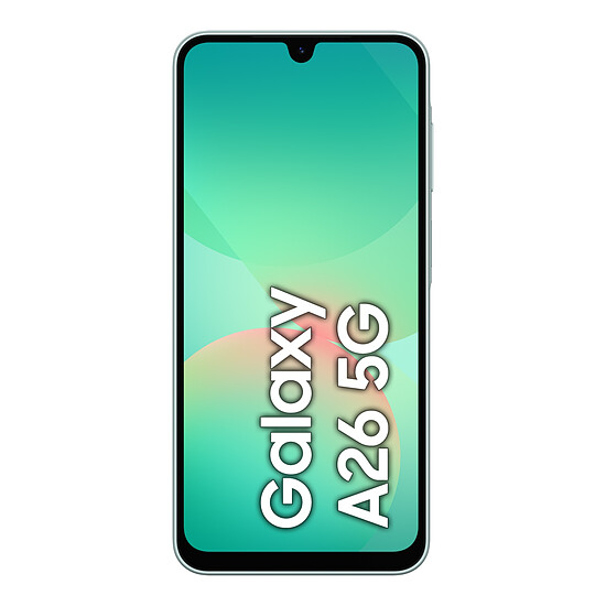 Smartphone reconditionné Samsung Galaxy A26 5G (Vert d'eau) - 128 Go - 6 Go · Reconditionné - Autre vue