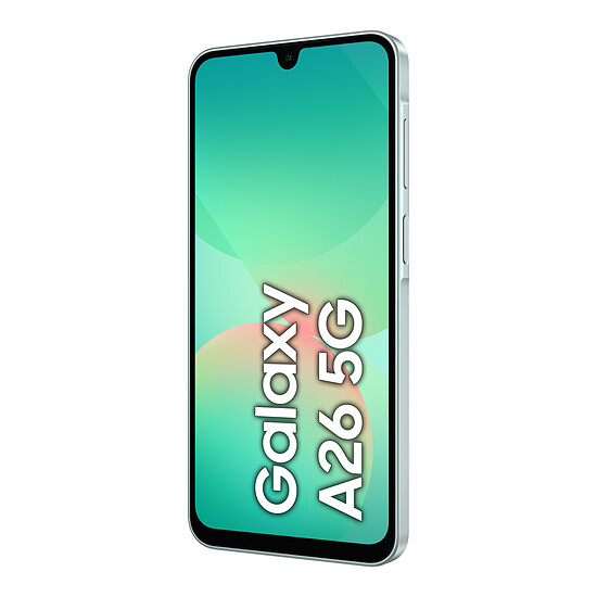Smartphone reconditionné Samsung Galaxy A26 5G (Vert d'eau) - 128 Go - 6 Go · Reconditionné - Autre vue
