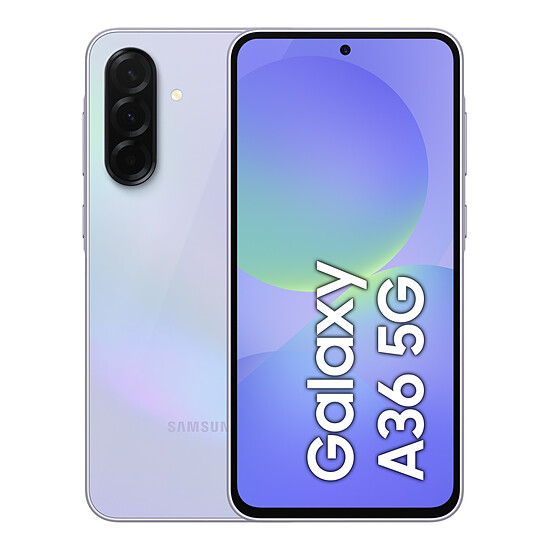 Smartphone Samsung Galaxy A36 5G (Lavande) - 128 Go - 6 Go