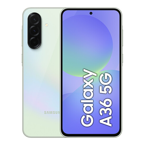 Smartphone reconditionné Samsung Galaxy A36 5G (Lime) - 128 Go - 6 Go · Reconditionné - Autre vue