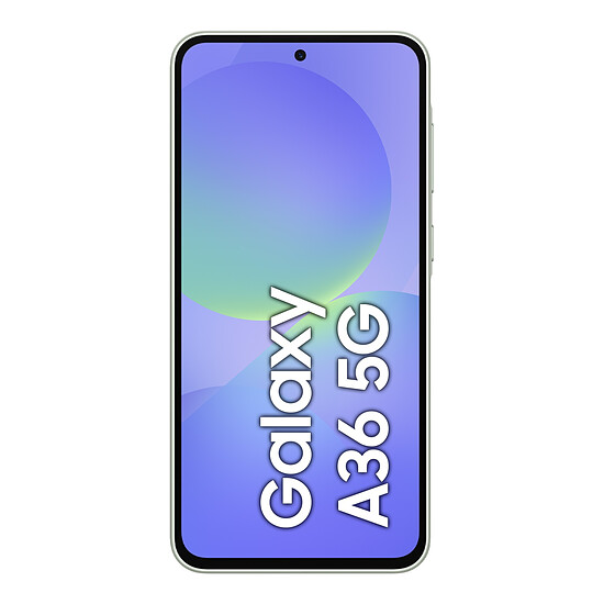 Smartphone reconditionné Samsung Galaxy A36 5G (Lime) - 128 Go - 6 Go · Reconditionné - Autre vue