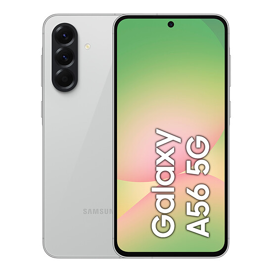 Smartphone reconditionné Samsung Galaxy A56 5G (Gris) - 128 Go - 8 Go · Reconditionné - Autre vue
