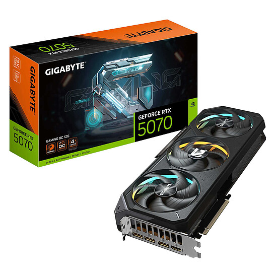 Carte graphique Gigabyte GeForce RTX 5070 GAMING OC 12G - Autre vue