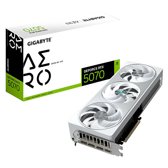 Carte graphique Gigabyte GeForce RTX 5070 AERO OC 12G 