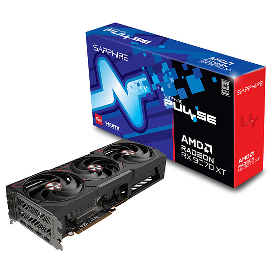Carte graphique Sapphire PULSE AMD Radeon RX 9070 XT - Autre vue