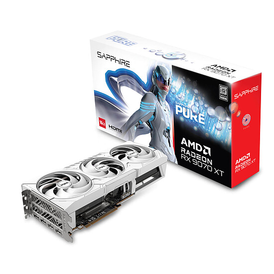 Carte graphique Sapphire PURE AMD Radeon RX 9070 XT - Autre vue