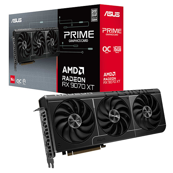 Carte graphique Asus Prime Radeon RX 9070 XT OC Edition 16GB GDDR6 - Autre vue