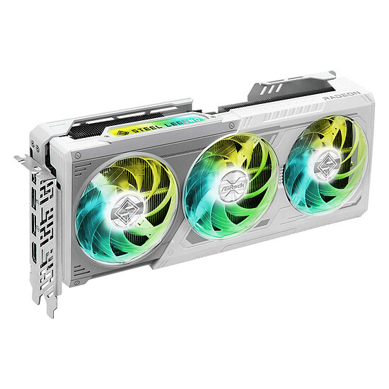 Carte graphique ASRock AMD Radeon RX 9070 XT Steel Legend 16GB - Autre vue