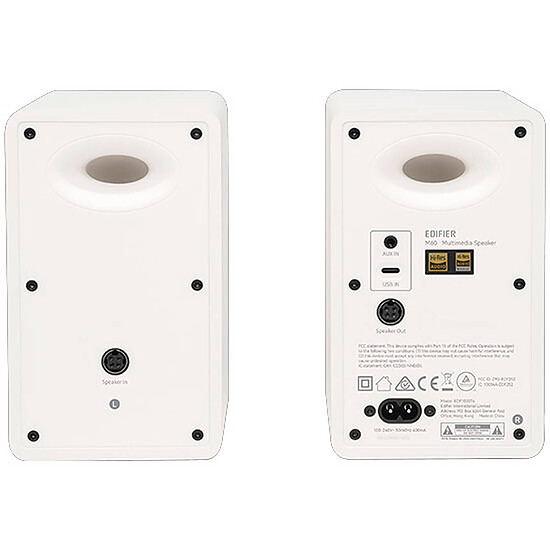 Enceintes PC Edifier M60 - Blanc - Autre vue