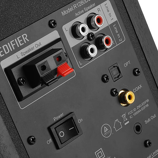 Enceintes PC Edifier R1280DBs - Noir - Autre vue