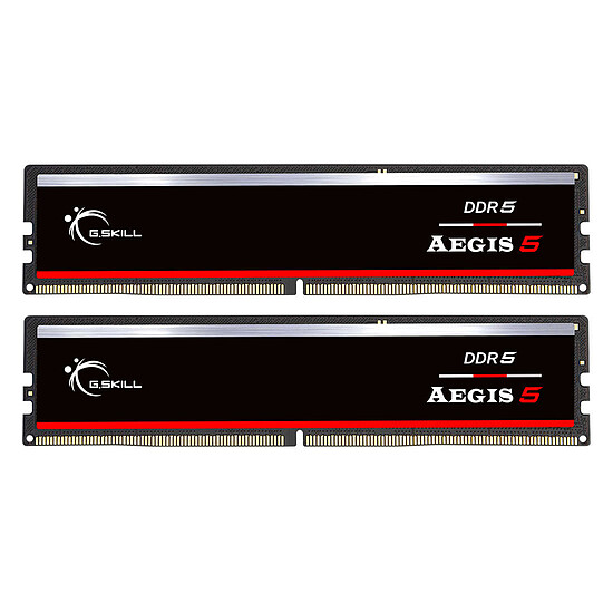 Mémoire RAM G.Skill Aegis 5 - 2 x 32 Go (64 Go) - DDR5 5600 MHz - CL36 - Autre vue