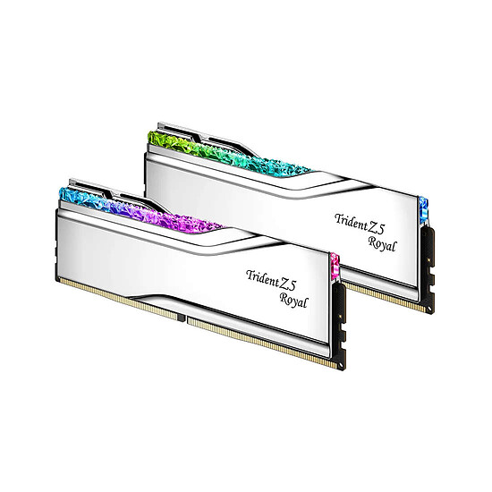 Mémoire RAM G.Skill Trident Z5 Royal - 2 x 24 Go (48 Go) - DDR5 8200 MHz - CL40 - Autre vue