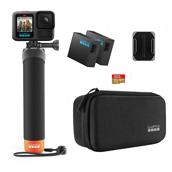 Caméra sport GoPro HERO13 Black Bundle Accessoires