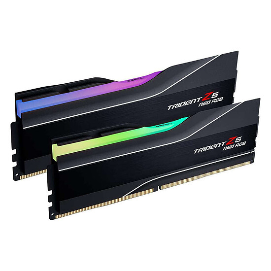 Mémoire RAM G.Skill Trident Z5 Neo RGB Black - 2 x 32 Go (64 Go) - DDR5 6000 MHz - CL36 - Autre vue