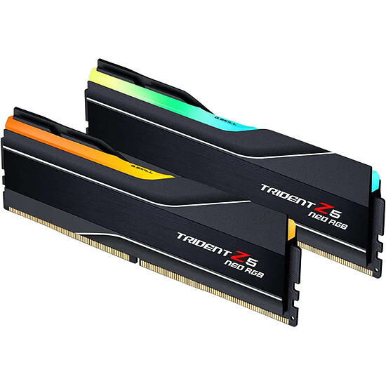 Mémoire RAM G.Skill Trident Z5 Neo RGB Black - 2 x 32 Go (64 Go) - DDR5 6000 MHz - CL36 - Autre vue